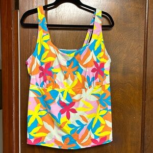 Lands’ End swim top 18w